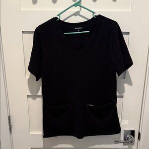 Jaanuu Women's Classic Black Short Sleeve Top